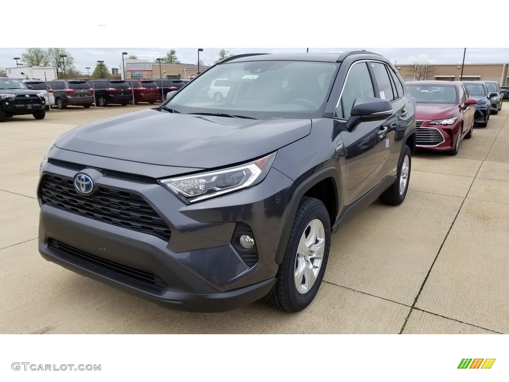 2019 RAV4 XLE AWD Hybrid - Magnetic Gray Metallic / Black photo #1