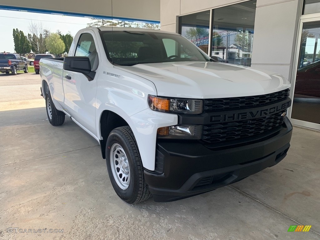 2019 Silverado 1500 WT Regular Cab - Summit White / Jet Black photo #10