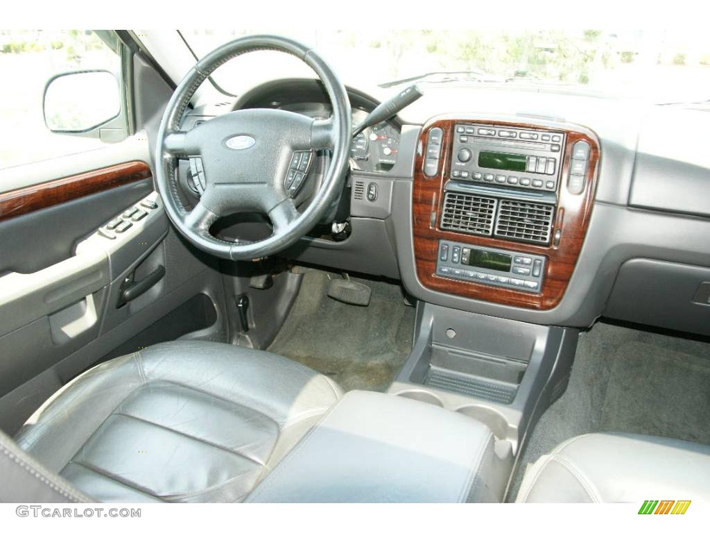 2004 Explorer Limited 4x4 - Silver Birch Metallic / Midnight Grey photo #10