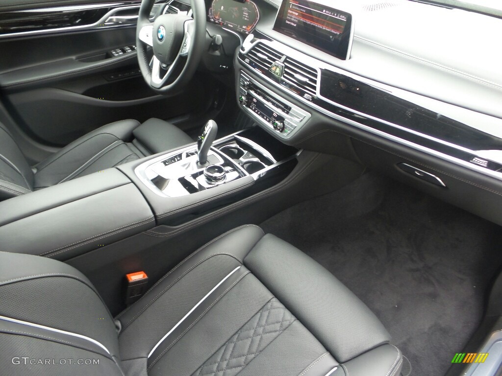 Black Interior 2020 BMW 7 Series 750i xDrive Sedan Photo #133274647