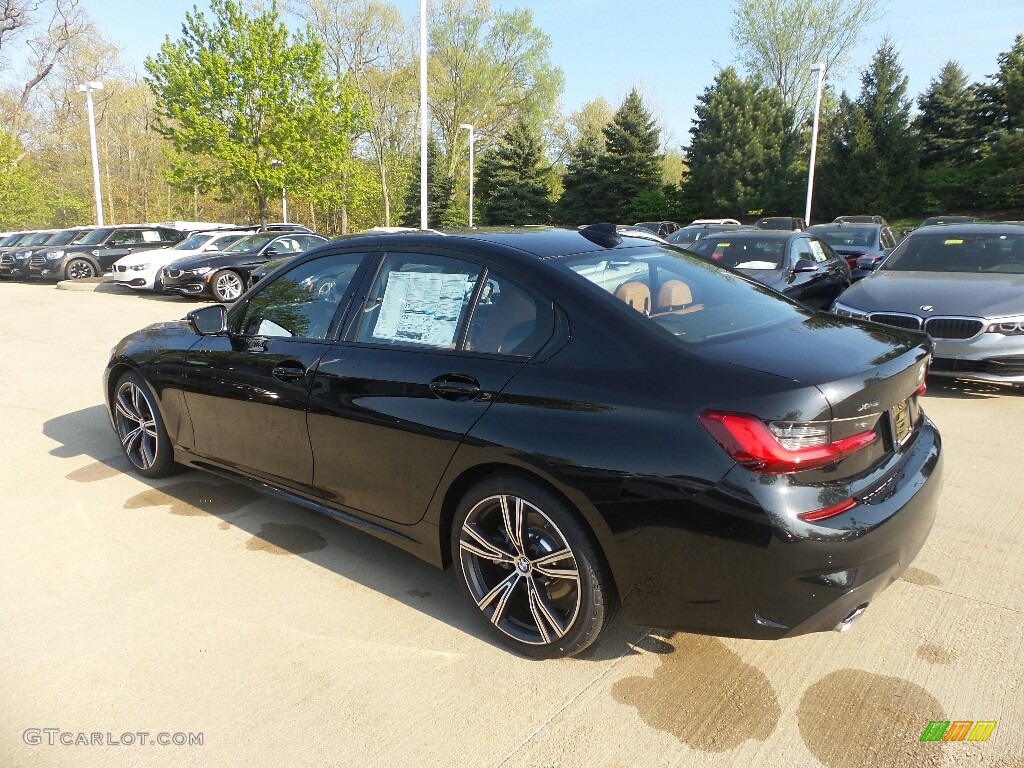 2019 3 Series 330i xDrive Sedan - Black Sapphire Metallic / Cognac photo #5