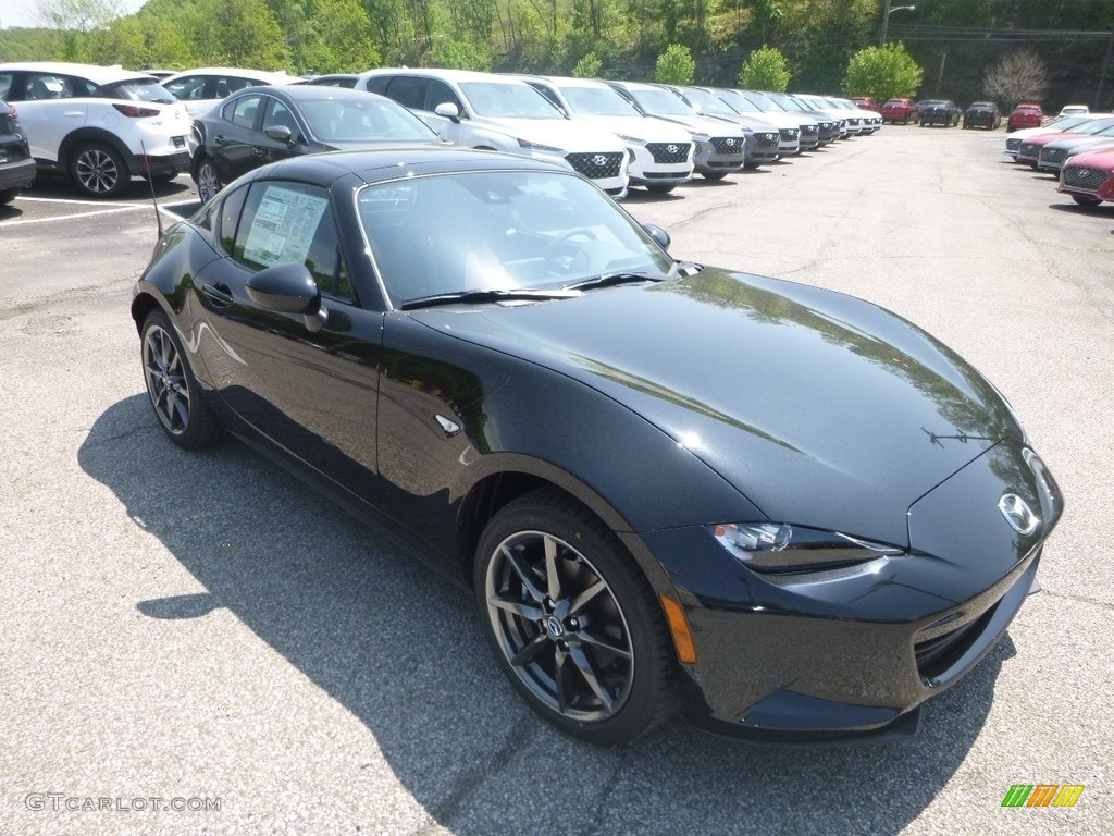 Jet Black Mica 2019 Mazda MX-5 Miata RF Grand Touring Exterior Photo #133274857