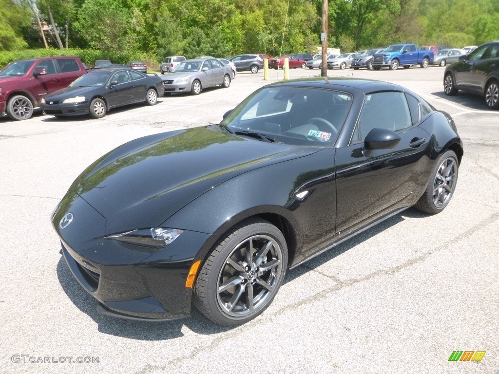 Jet Black Mica 2019 Mazda MX-5 Miata RF Grand Touring Exterior Photo #133274900