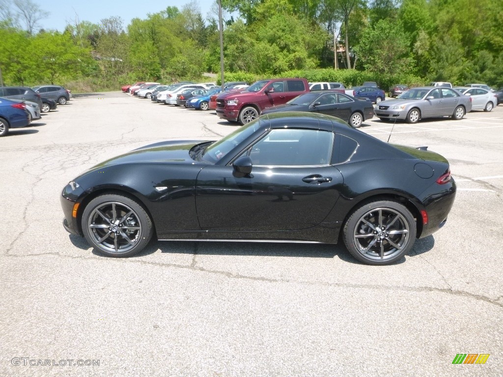 Jet Black Mica 2019 Mazda MX-5 Miata RF Grand Touring Exterior Photo #133274932