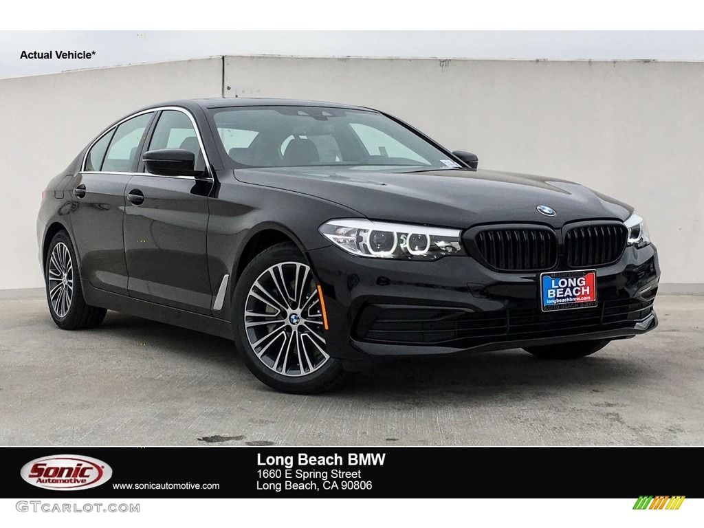 2019 5 Series 530i Sedan - Jet Black / Black photo #1