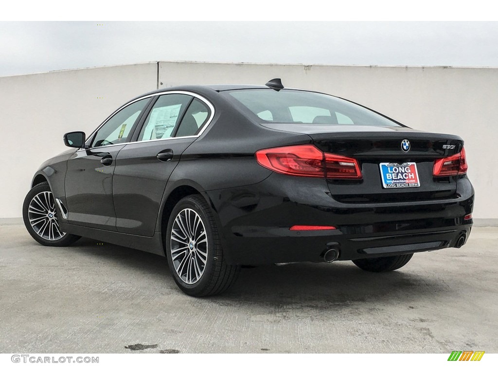 2019 5 Series 530i Sedan - Jet Black / Black photo #2