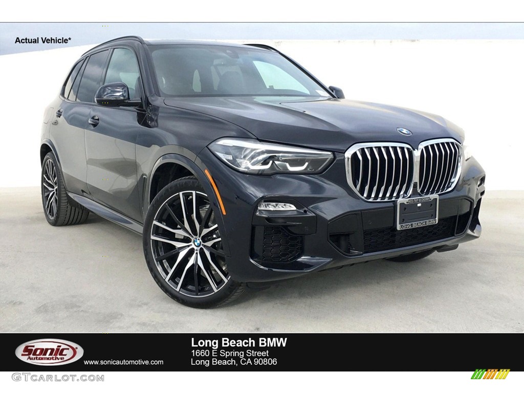 2019 X5 xDrive40i - Carbon Black Metallic / Black photo #1