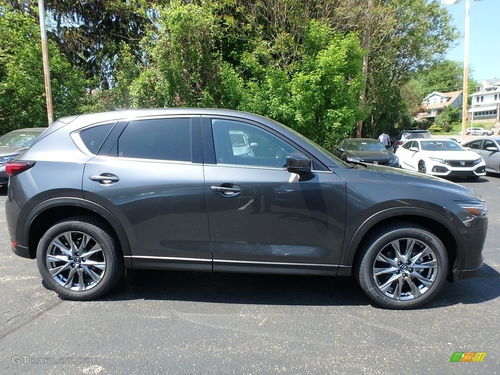 Machine Gray Metallic 2019 Mazda CX-5 Signature AWD Exterior Photo #133279921