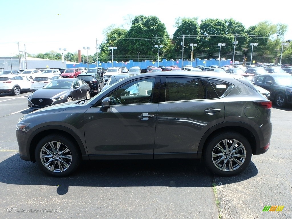 2019 CX-5 Signature AWD - Machine Gray Metallic / Caturra Brown photo #3