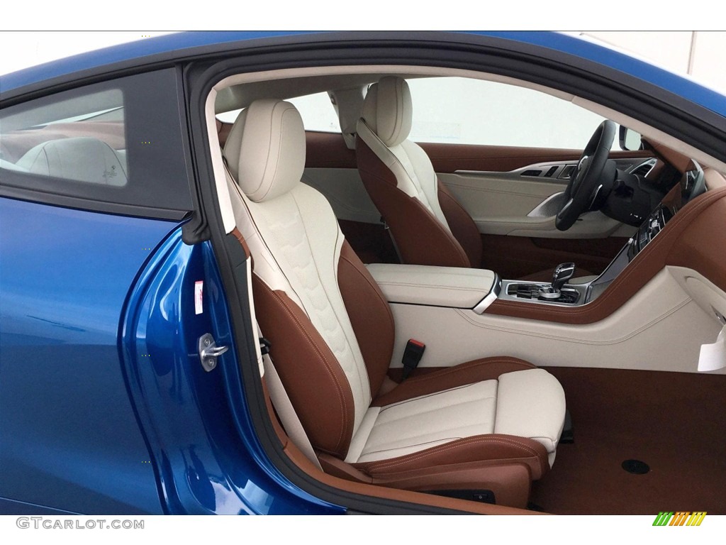Ivory White/Tartufo Interior 2019 BMW 8 Series 850i xDrive Coupe Photo #133279939