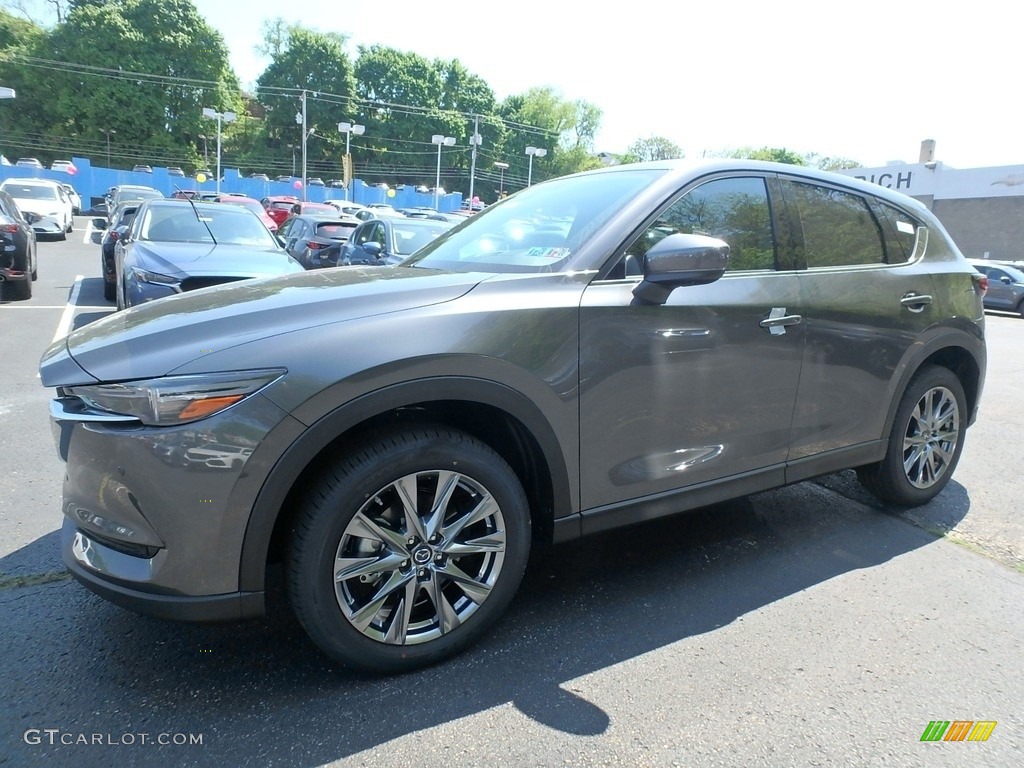 2019 CX-5 Signature AWD - Machine Gray Metallic / Caturra Brown photo #4