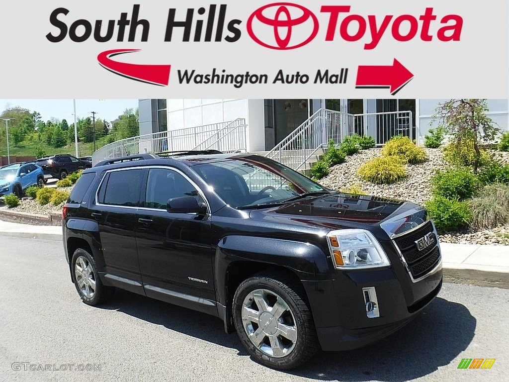 2011 Terrain SLT AWD - Onyx Black / Jet Black photo #1