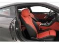 2019 BMW 8 Series Fiona Red/Black Interior Front Seat Photo