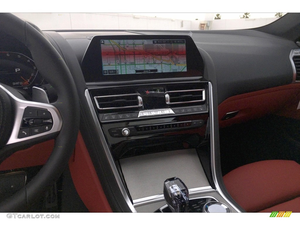 2019 BMW 8 Series 850i xDrive Coupe Fiona Red/Black Dashboard Photo #133281236