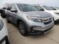 2019 Lunar Silver Metallic Honda Pilot EX  photo #3