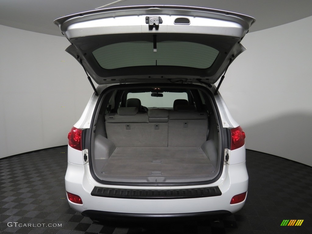 2008 Santa Fe GLS 4WD - Powder White Pearl / Gray photo #12