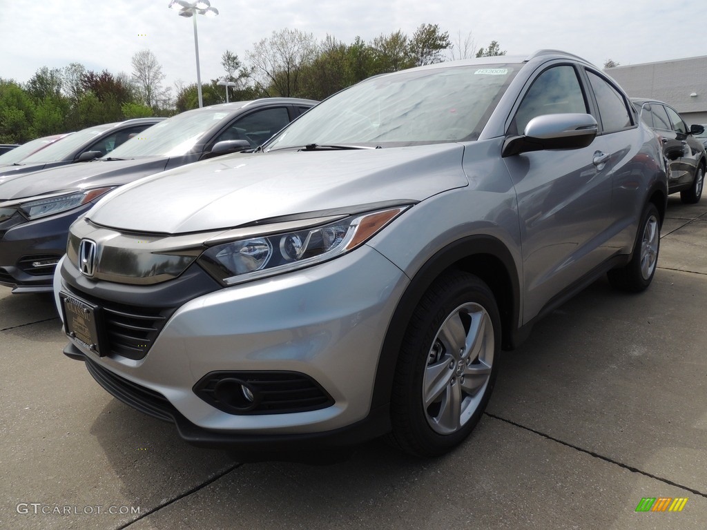 2019 HR-V EX AWD - Lunar Silver Metallic / Black photo #1