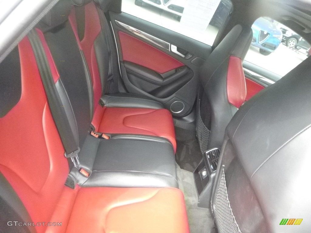 2012 S4 3.0T quattro Sedan - Ibis White / Black/Magma Red photo #10