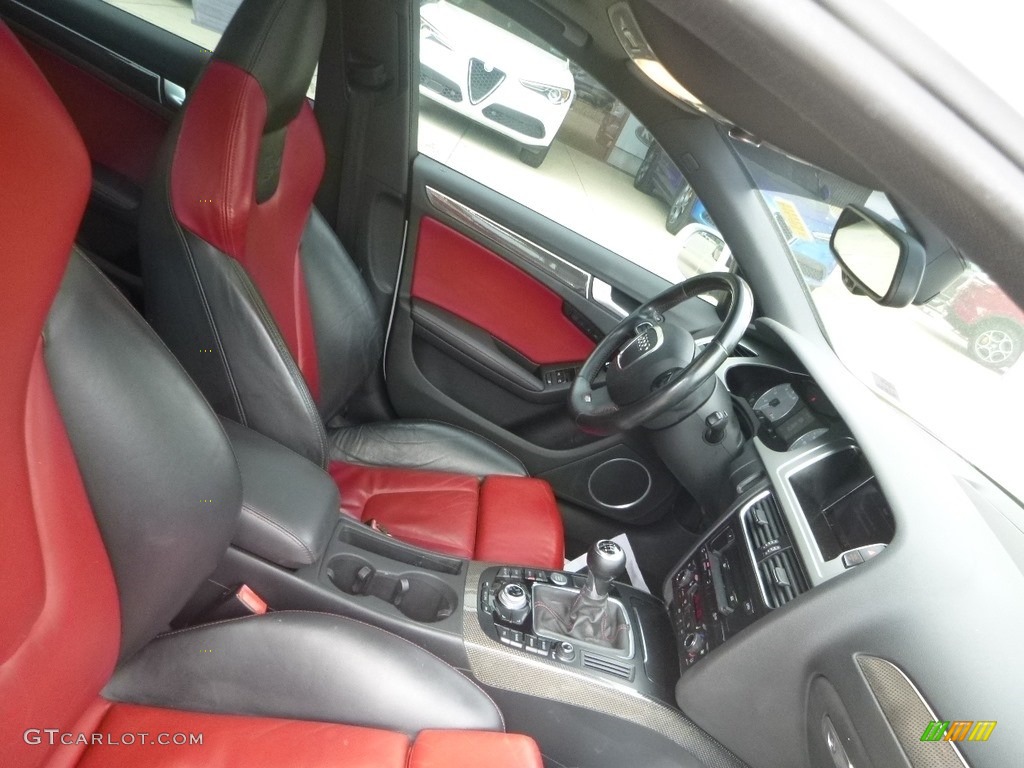 2012 S4 3.0T quattro Sedan - Ibis White / Black/Magma Red photo #11