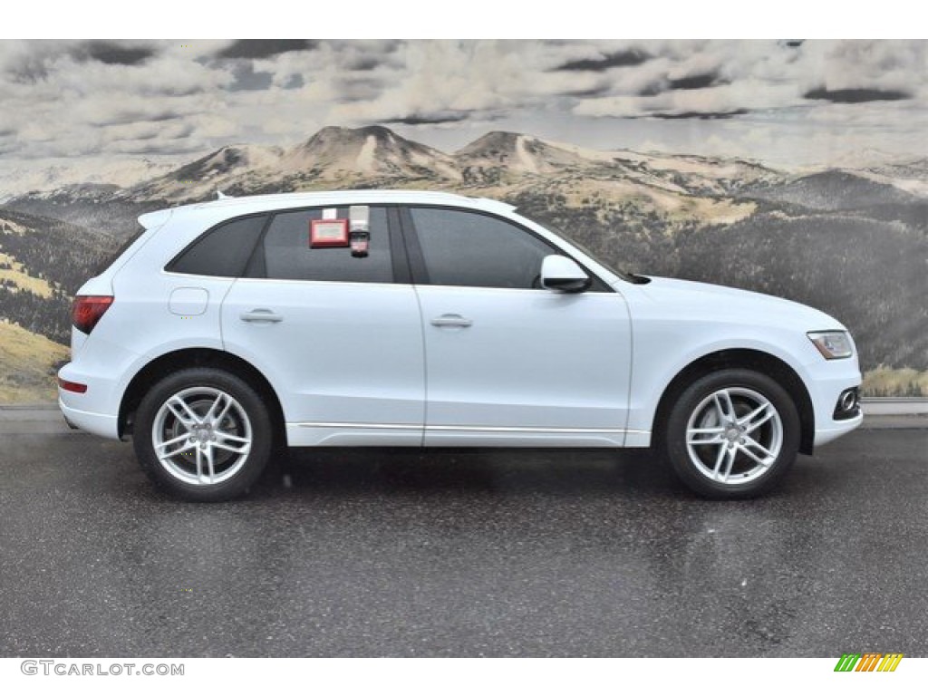 2016 Q5 2.0 TFSI Premium Plus quattro - Glacier White Metallic / Pistachio Beige photo #2