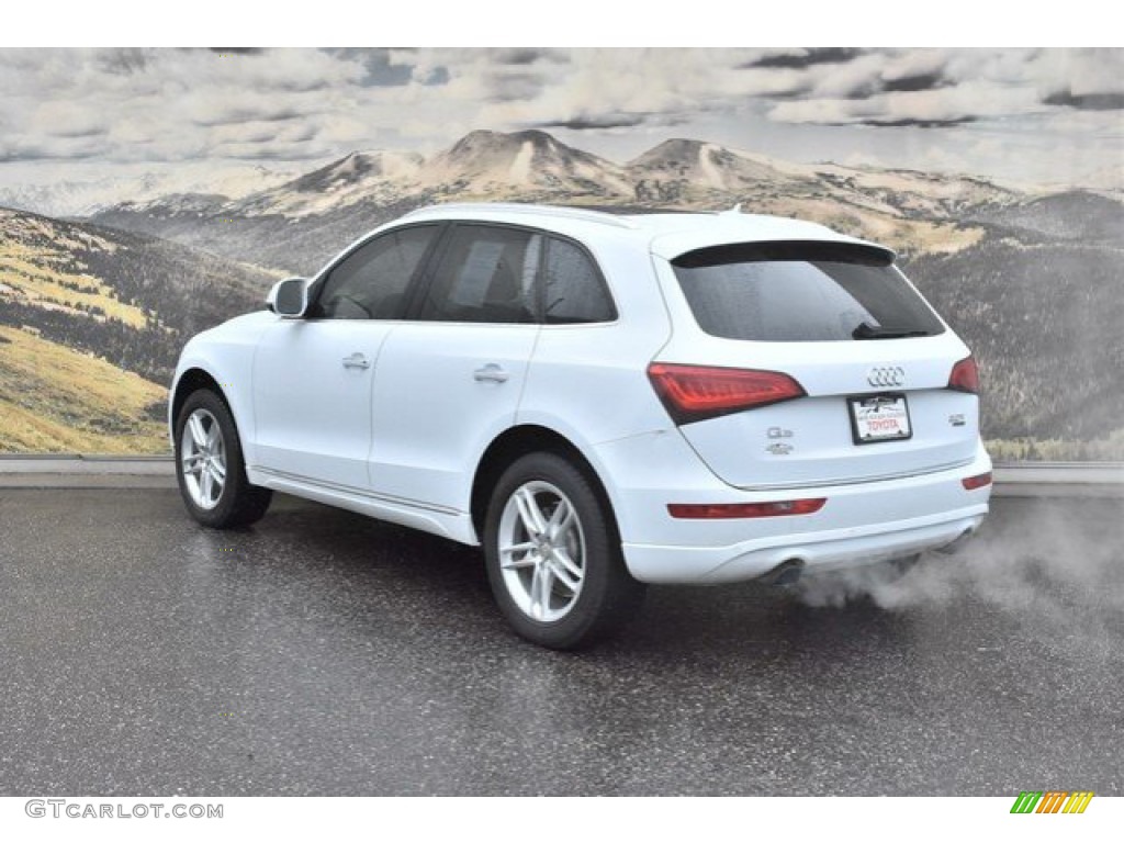 2016 Q5 2.0 TFSI Premium Plus quattro - Glacier White Metallic / Pistachio Beige photo #7
