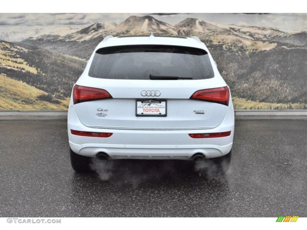 2016 Q5 2.0 TFSI Premium Plus quattro - Glacier White Metallic / Pistachio Beige photo #8