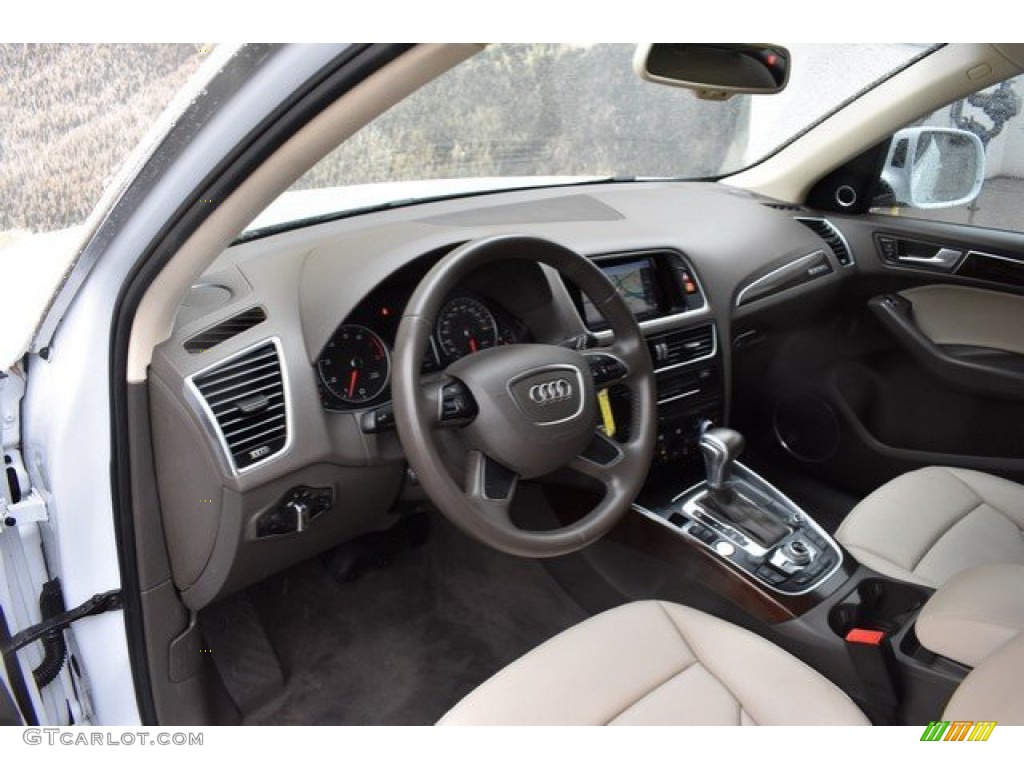 2016 Q5 2.0 TFSI Premium Plus quattro - Glacier White Metallic / Pistachio Beige photo #10