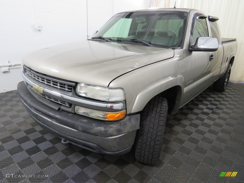 2002 Silverado 1500 LT Extended Cab 4x4 - Medium Charcoal Gray Metallic / Graphite Gray photo #7