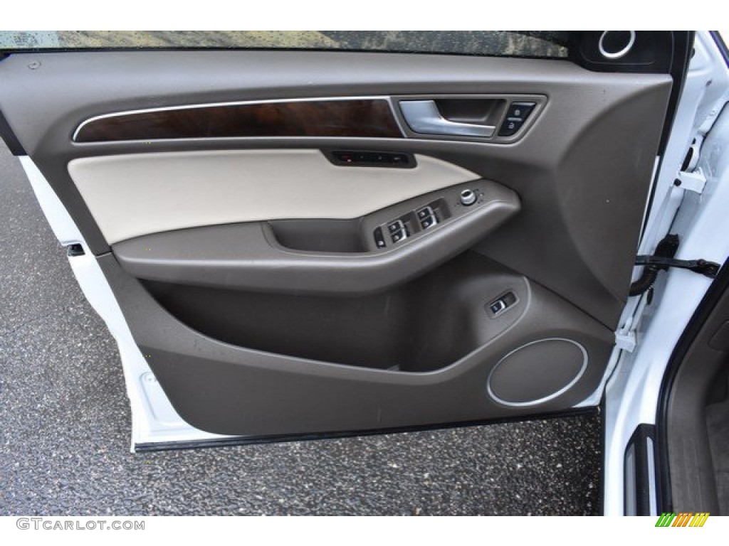2016 Q5 2.0 TFSI Premium Plus quattro - Glacier White Metallic / Pistachio Beige photo #25