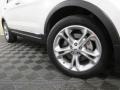 2014 White Platinum Ford Explorer Limited 4WD  photo #3