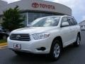 2009 Blizzard White Pearl Toyota Highlander   photo #1