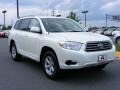 2009 Blizzard White Pearl Toyota Highlander   photo #2