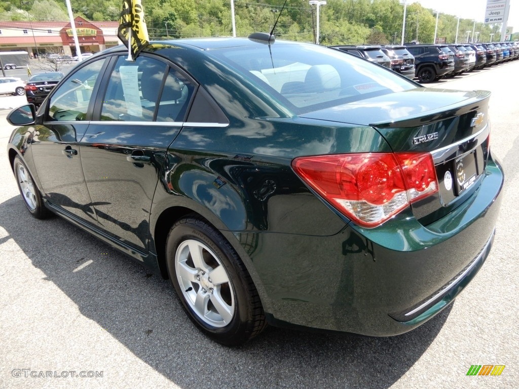 2015 Cruze LT - Rainforest Green Metallic / Jet Black/Medium Titanium photo #3