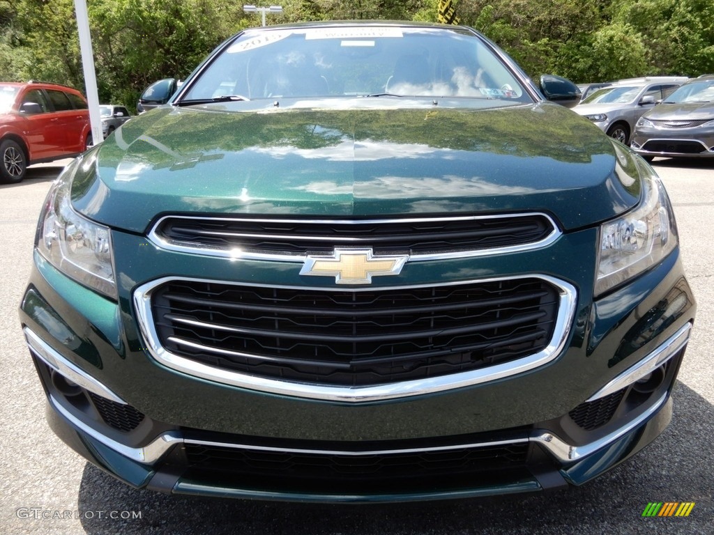 2015 Cruze LT - Rainforest Green Metallic / Jet Black/Medium Titanium photo #9