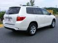 2009 Blizzard White Pearl Toyota Highlander   photo #3