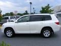 2009 Blizzard White Pearl Toyota Highlander   photo #17
