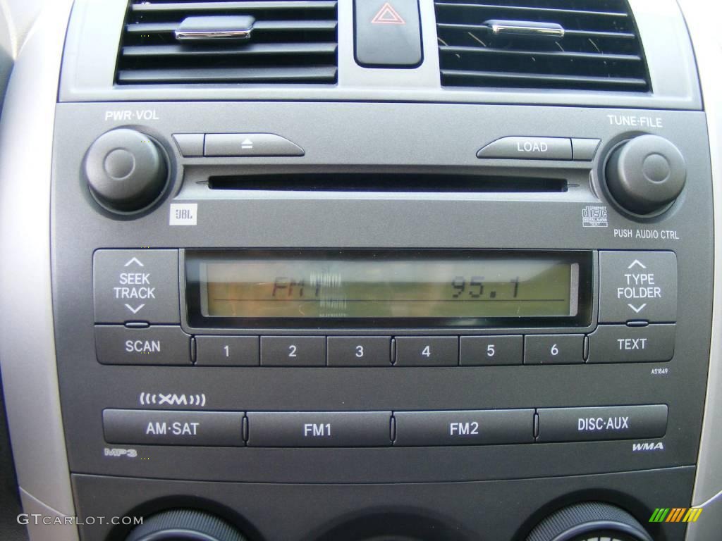 2009 Corolla XRS - Classic Silver Metallic / Dark Charcoal photo #38