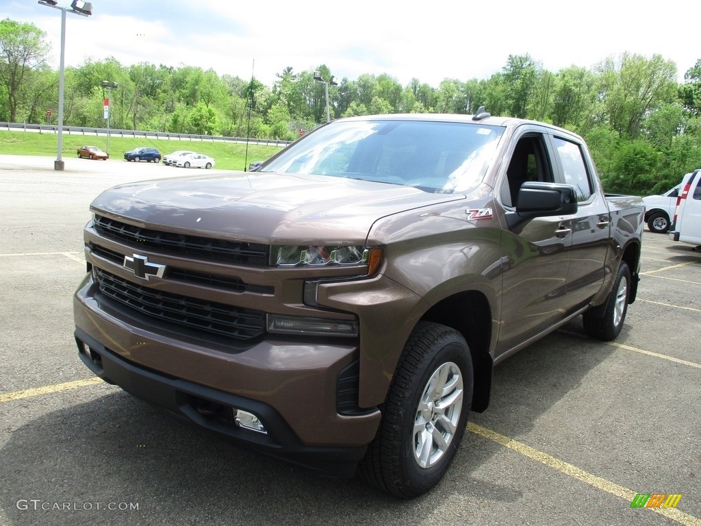 2019 Silverado 1500 RST Crew Cab 4WD - Oakwood Metallc / Jet Black photo #7