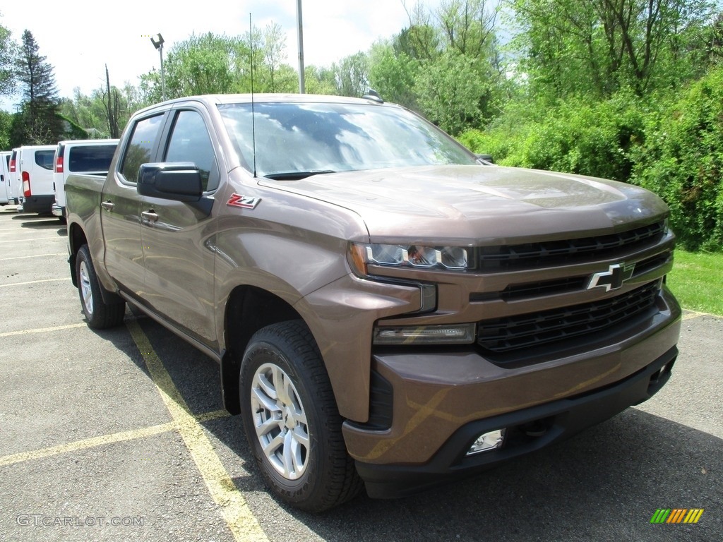 2019 Silverado 1500 RST Crew Cab 4WD - Oakwood Metallc / Jet Black photo #11