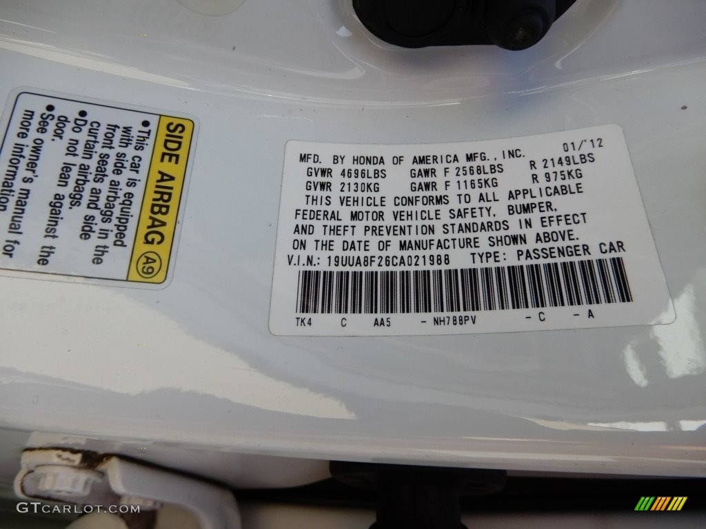 2012 TL 3.5 - Bellanova White Pearl / Taupe photo #27