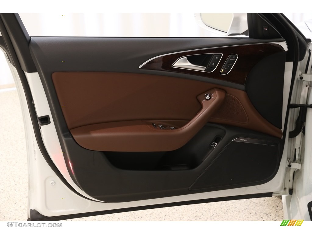 2016 A6 2.0 TFSI Premium Plus quattro - Glacier White Metallic / Nougat Brown photo #4