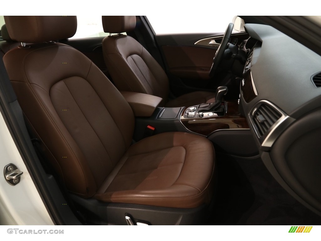 2016 A6 2.0 TFSI Premium Plus quattro - Glacier White Metallic / Nougat Brown photo #20