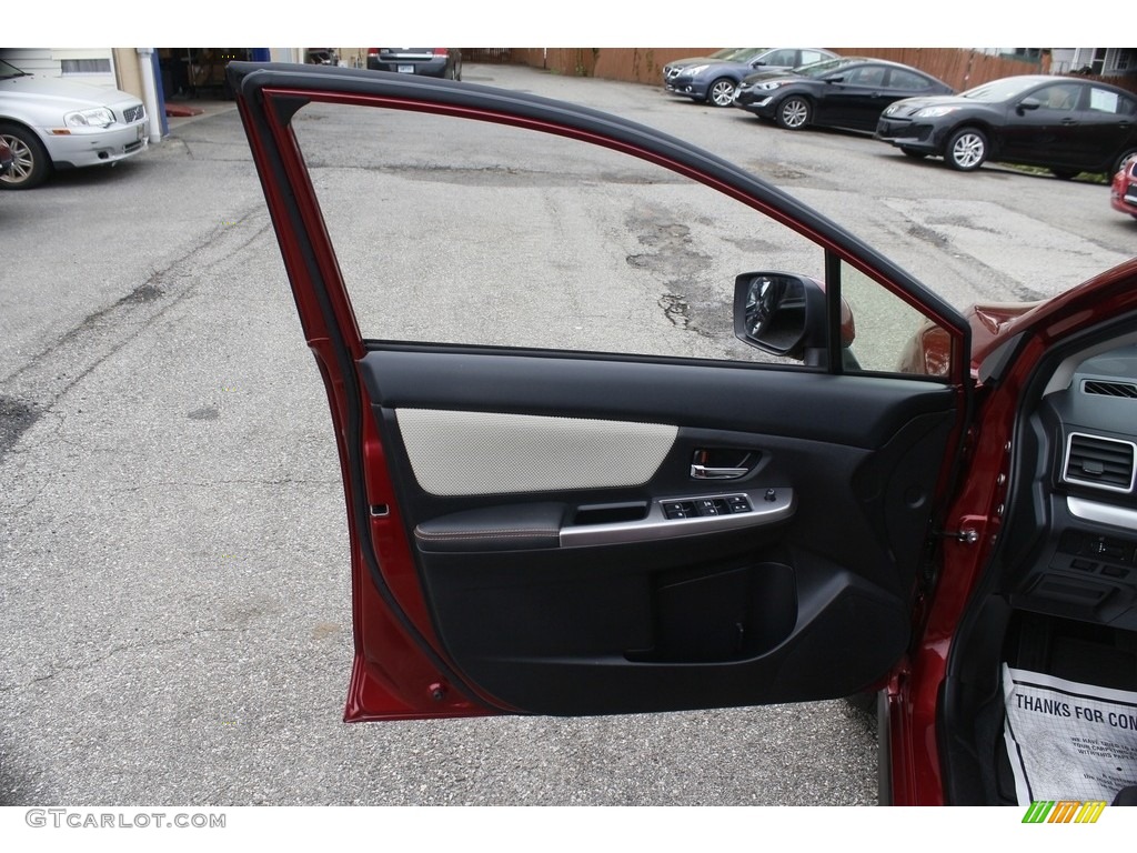 2017 Crosstrek 2.0i Premium - Venetian Red Pearl / Ivory photo #9