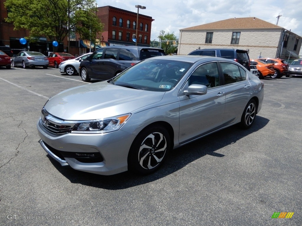 2017 Accord EX-L Sedan - Lunar Silver Metallic / Black photo #3