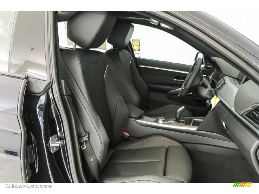2019 4 Series 440i Gran Coupe - Carbon Black Metallic / Black photo #2