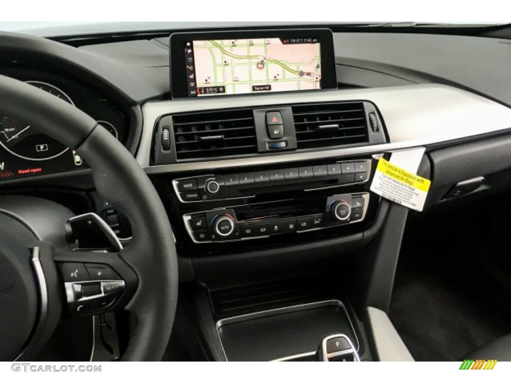 2019 4 Series 440i Gran Coupe - Carbon Black Metallic / Black photo #6