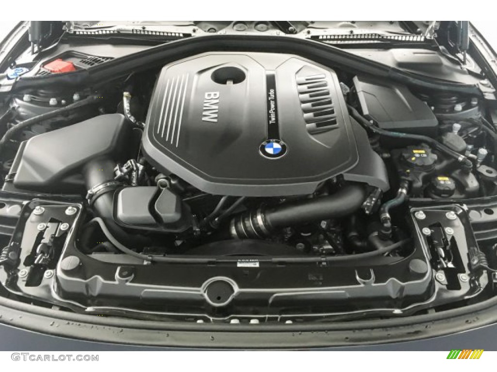2019 4 Series 440i Gran Coupe - Carbon Black Metallic / Black photo #8