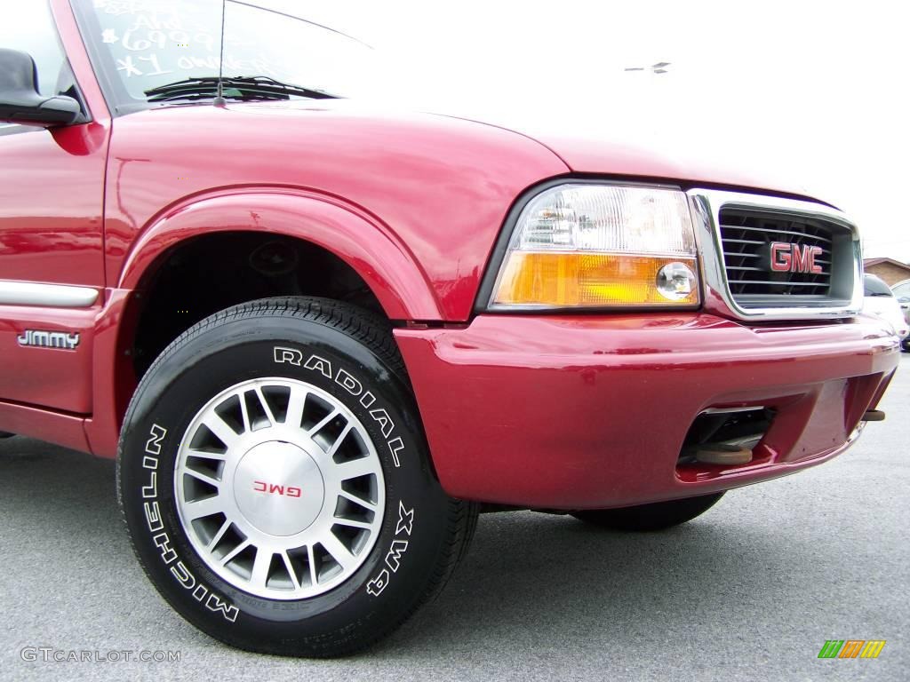 1998 Jimmy SL 4x4 - Cherry Red Metallic / Graphite photo #2