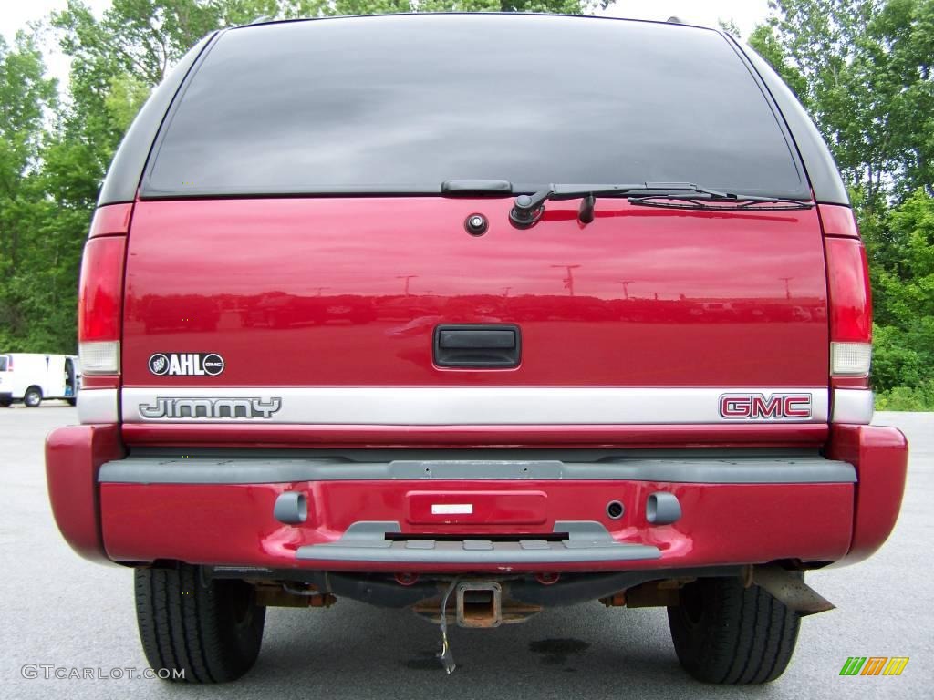 1998 Jimmy SL 4x4 - Cherry Red Metallic / Graphite photo #6