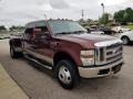 2008 Dark Copper Metallic Ford F350 Super Duty Lariat Crew Cab 4x4 Dually  photo #7